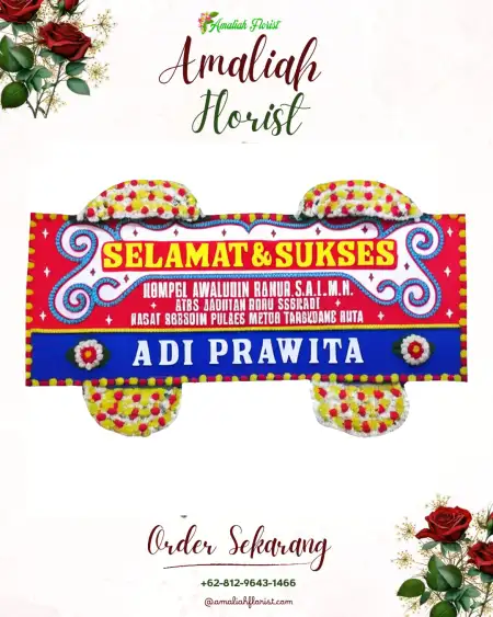 Papan Bunga Ucapan Selamat panam